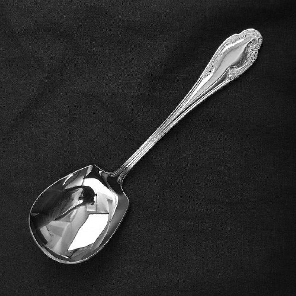 [HAEMO]  Lotte Serving Spoon legant Design & High-Quality Stainless Steel_ Made in Korea